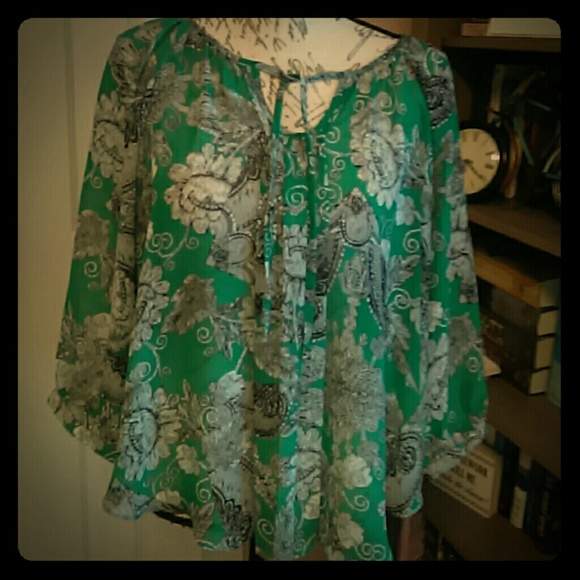 by & by Tops - By & By women's size large 3/4 sleeve top